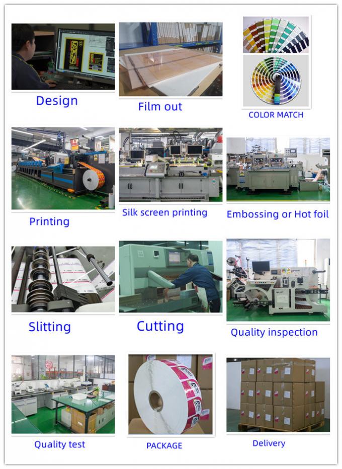 ワインボトルのための防水自己粘着ラベル デザインをカスタマイズできる 2