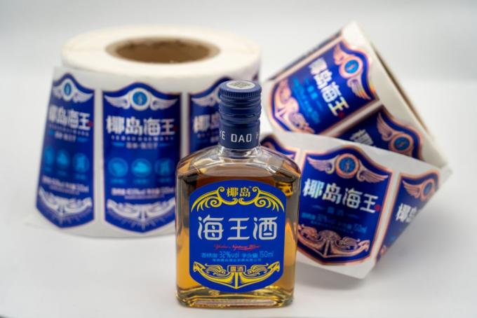 オーダーメイド ロゴ 飲料 ボトル ラベル 自己粘着 透明 ステッカー ラベル 紙 3