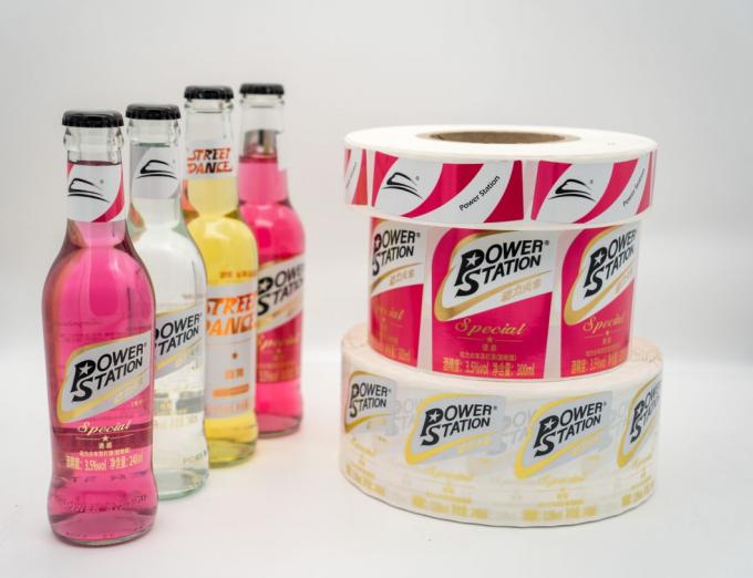 オーダーメイド ロゴ 飲料 ボトル ラベル 自己粘着 透明 ステッカー ラベル 紙 6