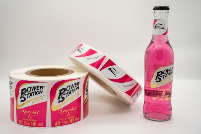 オーダーメイド ロゴ 飲料 ボトル ラベル 自己粘着 透明 ステッカー ラベル 紙 5