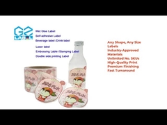 自己貼り付けラベル & オーダーメイドラベルステッカー