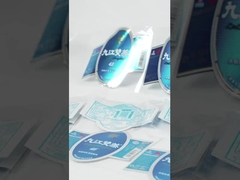 パーソナライズされたAvery 返信アドレス スチッカー ラベル 丸い 透明な印刷可能なステッカー紙