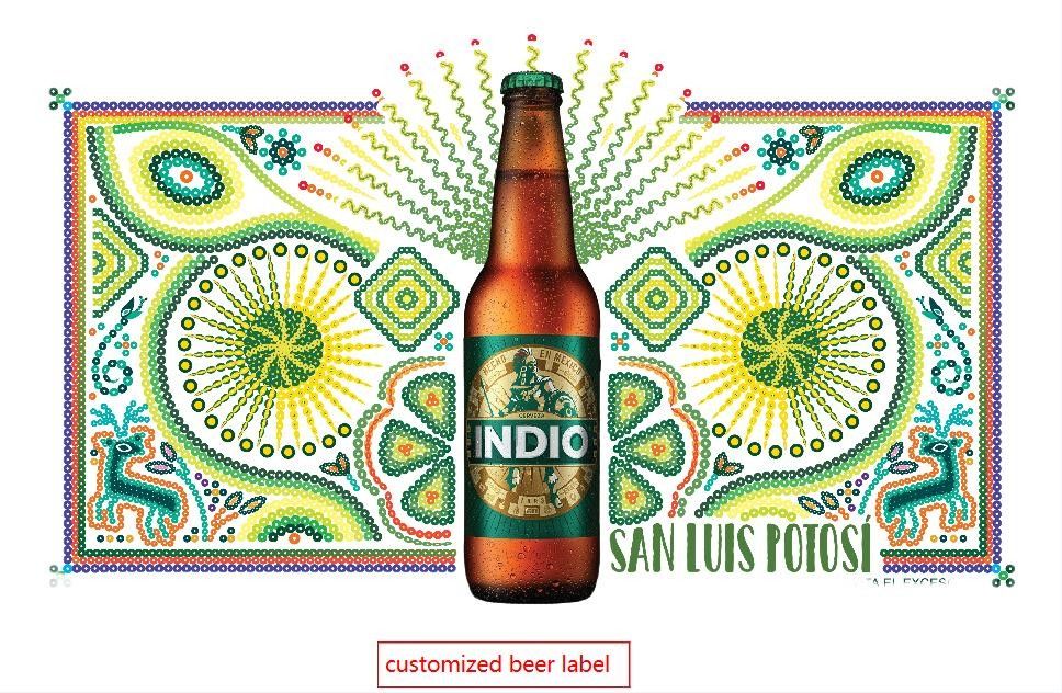 ビールボトルのラベル ロールやシートで梱包 配送時間 通常 5-7日 私たちは取引会社よりもプロです