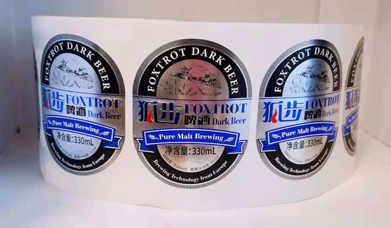 飲料エサのための防水ビールボトルラベルステッカー紙