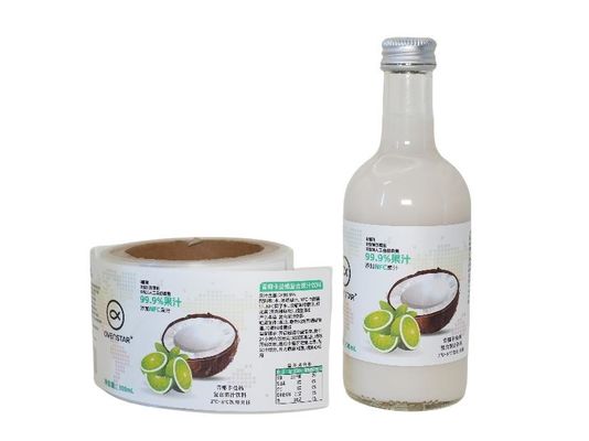 飲料ボトルラベルのための優れた生産能力を持つカスタムパッケージの丸いステッカーラベル
